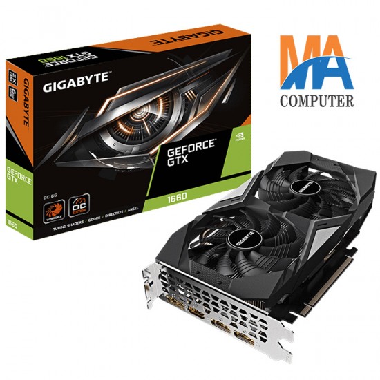 Vga Gigabyte GTX 1660 OC 6gb - D5 - 192 bit